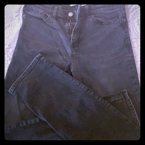 Boys faded black jeans